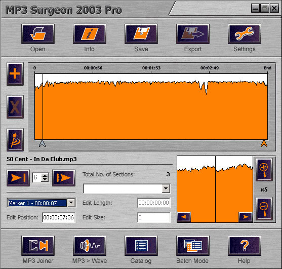 MP3 Surgeon Screenshot